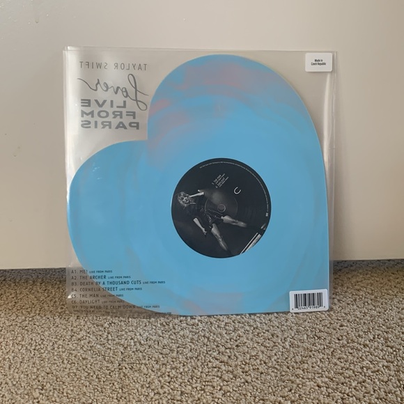 Taylor Swift Lover Live From Paris Vinyl Second Pressing - Picture 3 of 3